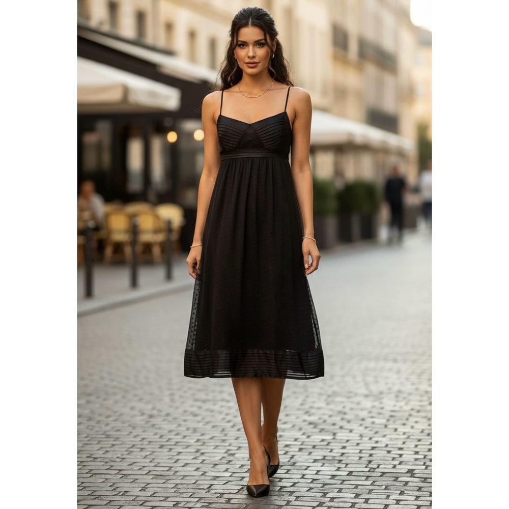 BCBGMaxAzria SILK Sexy Little Black Dress Sz. 4